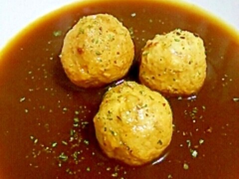 つくねが余ったらシンプルカレースープ